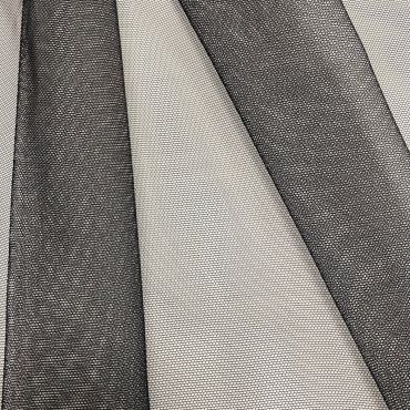 TULLE RECYCLED POLYESTER BLACK