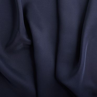 DOUBLE CREPE DYED NAVY