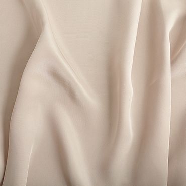 DOUBLE CREPE DYED OYSTER