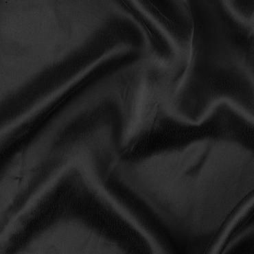 CREPE SATIN DYED S/WASHED BLACK