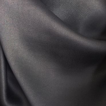 CREPE SATIN DYED S/WASHED GRAPHITE