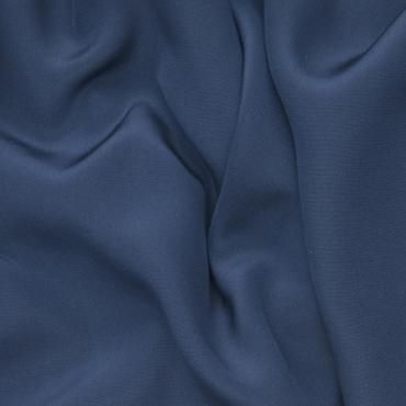 CREPE DE CHINE DYED INDIGO