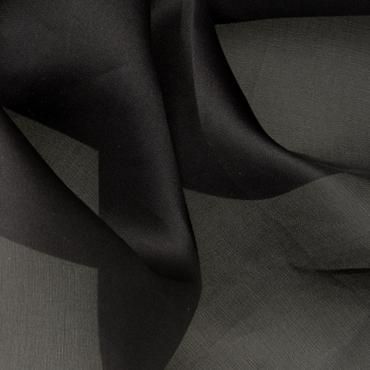 SATIN ORGANZA BLACK