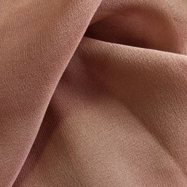 STRETCH GEORGETTE DYED MOCHA