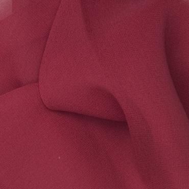 STRETCH GEORGETTE DYED RED