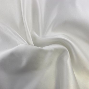 POLY/SILK DUCHESS BLEND WHITE