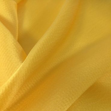 HAMMERED SILK SATIN DYED DAFFODIL
