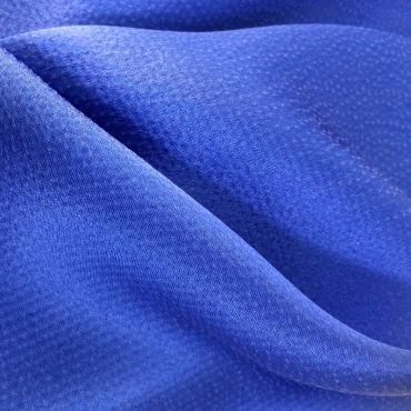 HAMMERED SILK SATIN DYED SAPPHIRE