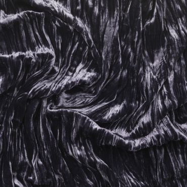 CRUSHED VELVET GUNMETAL
