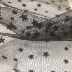 STAR TULLE BLACK
