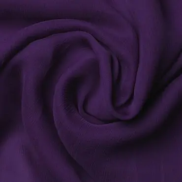 Aubergine chiffon fabric discount