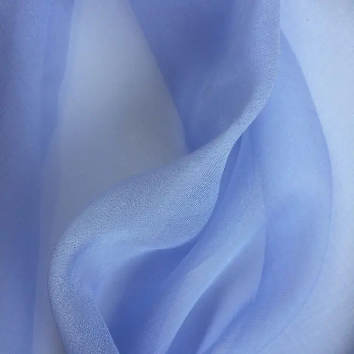 Periwinkle chiffon fabric discount