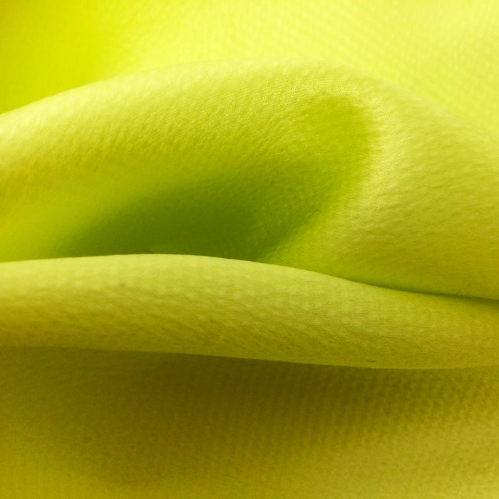 HAMMERED SILK SATIN DYED LIME