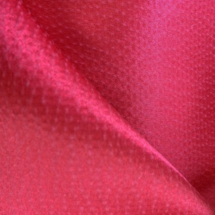 HAMMERED SILK SATIN DYED RED