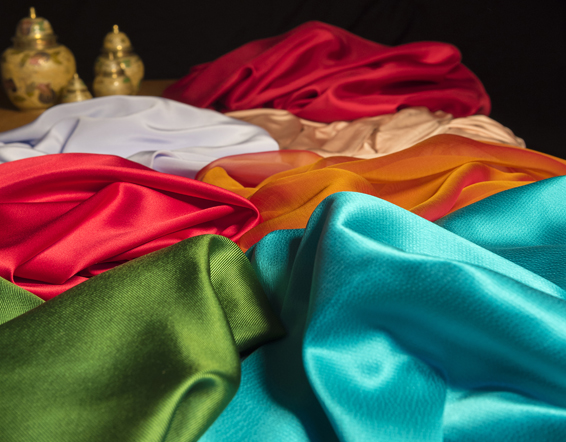Add glamour to your home sewing project with luxurious silk